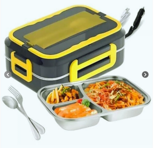 Lonchera Eléctrica Portátil Acero